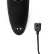 Бесконтактный вакуумно-волновой стимулятор клитора 9 режимов, USB, черный