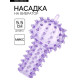 Насадка для стимуляции клитора на палец/вибратор, мягкий силикон, МИКС