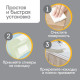 Лента защитная для углов мебели, 2 м, ширина 2.3 см, L-профиль, цвет белый, Крошка Я