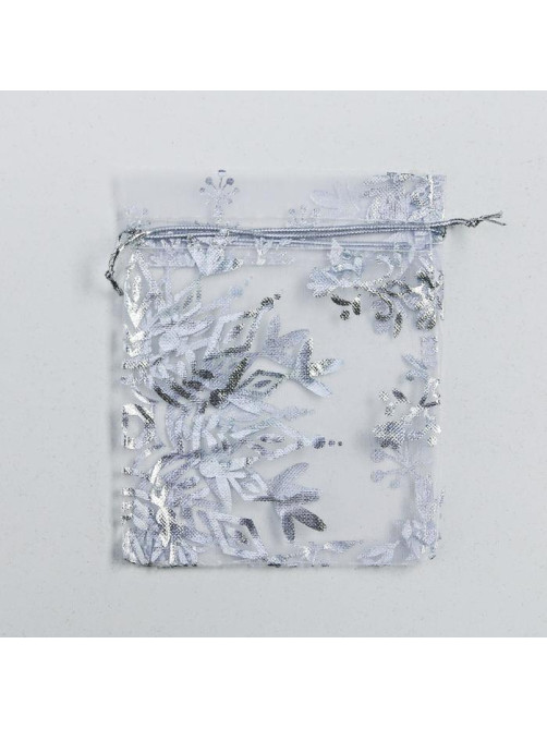 Мешочек подарочный органза «С Новым годом!», 10×12 см ± 1.5 см