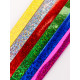 Лента упаковочная голографическая, ассорти, 6 цветов, 0.8 см × 3 м