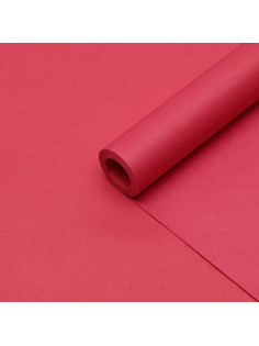 Бумага упаковочная крафт, розовая двусторонняя, 0.68×10 ±5% м