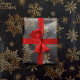 Упаковочная бумага на новый год Happy holidays, 50×70 см, глянцевая