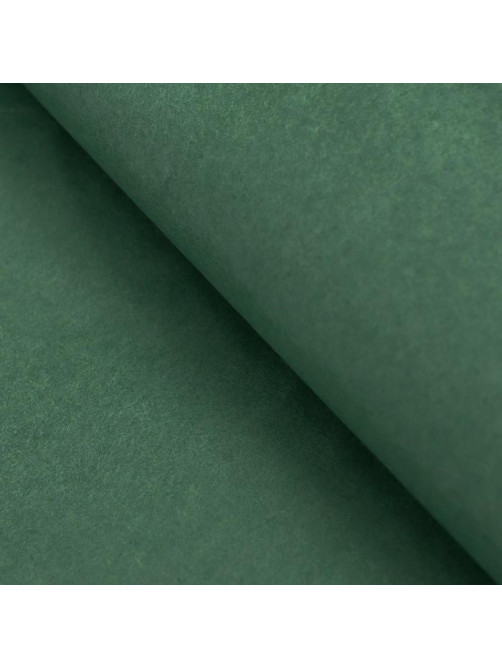 Бумага упаковочная тишью, темно-зелёная, 50×66 см