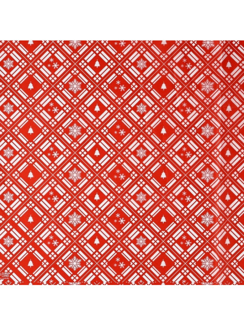 Упаковочная бумага на Новый год тишью «Тёплого праздника», 50×70 см