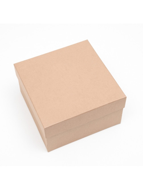 Набор коробок квадратных 10 в 1 крафт,24.5×24.5×11.5 - 6.5×6.5×4 см,