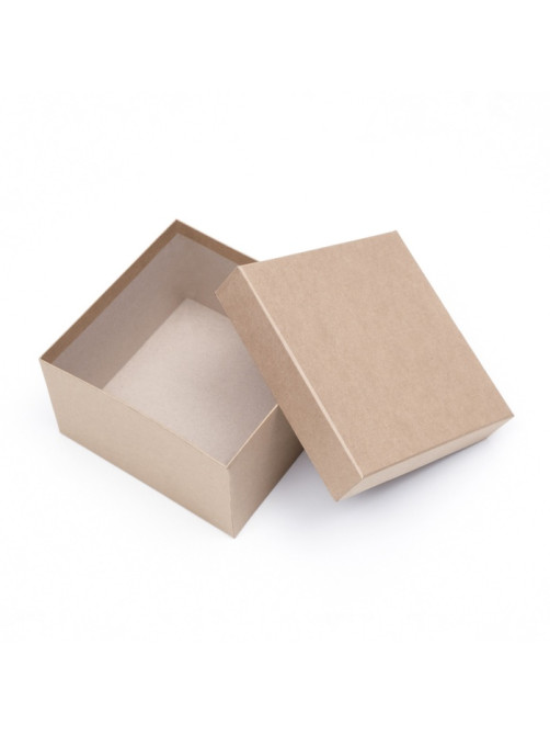 Набор коробок квадратных 10 в 1 крафт,24.5×24.5×11.5 - 6.5×6.5×4 см,