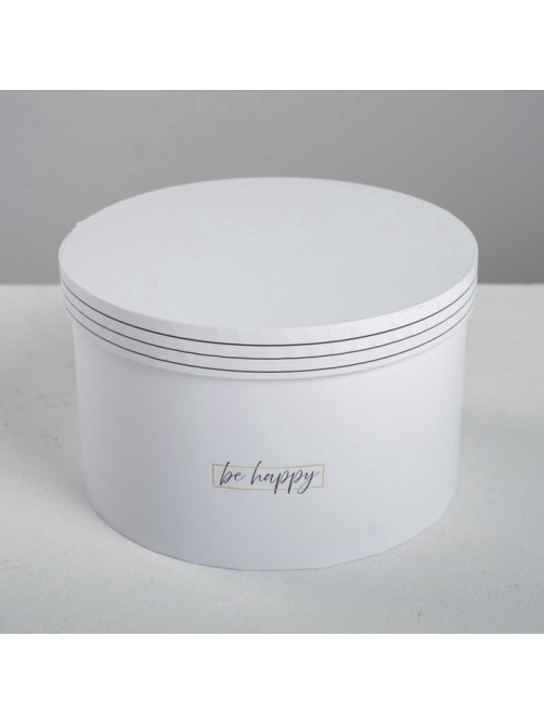 Набор коробок 4 в 1, упаковка подарочная, «Be happy», 16×16×10 - 25×25×15 см