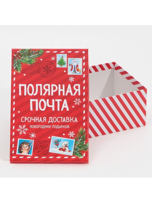 Набор подарочных коробок 6 в 1 «Почта», 20×12.5×7.5 ‒ 32.5×20×12.5 см, Новый год