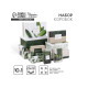 Набор коробок 10 в 1, упаковка подарочная, «GREEN», 12×7×4 - 32.5×20×12.5 см