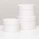 Набор подарочных коробок 3 в 1, завальцованные, белый, 16×10 см, 14×9 см, 13×8.5 см
