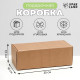 Коробка самосборная, без окна, крафт, для подарков, хранения и отправки посылок, 16×35×12 см
