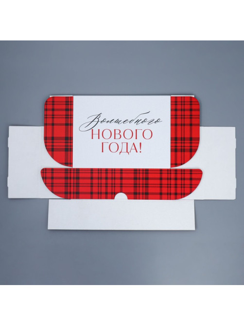 Коробка подарочная новогодняя складная «Волшебного Нового года», 30.5×22×9.5 см