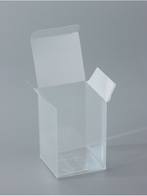 Складная прозрачная коробка из PVC, для упаковки подарков, 4×4×6 см
