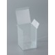 Складная прозрачная коробка из PVC, для упаковки подарков, 4×4×6 см
