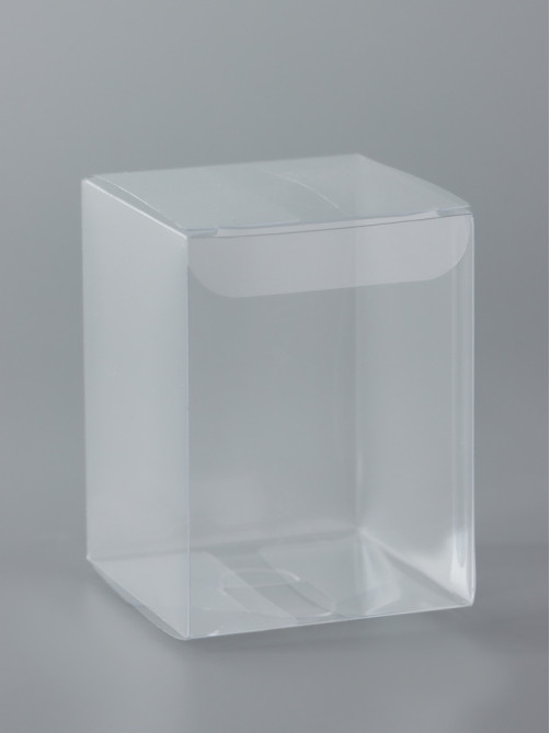 Складная прозрачная коробка из PVC, для упаковки подарков, 6×6×8 см