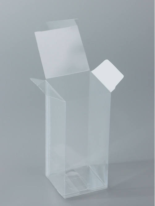 Складная прозрачная коробка из PVC, для упаковки подарков, 5×5×12 см