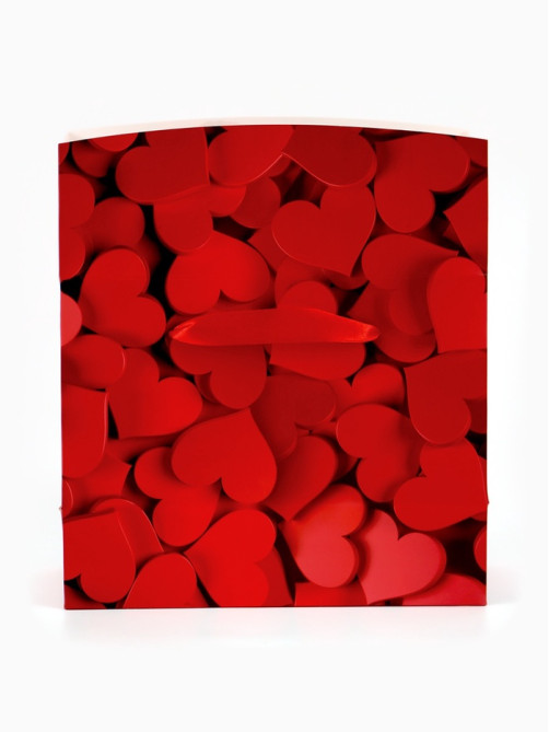 Пакет - коробка подарочная «Love», 23×18×11 см