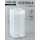 Складная прозрачная коробка из PVC, для упаковки подарков, 5×5×12 см