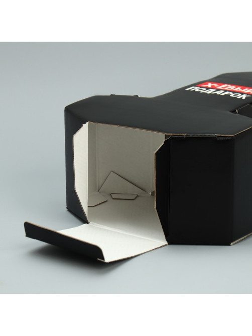 Коробка подарочная сборная фигурная, упаковка, «Нормальный подарок», 18×30×10 см