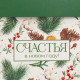 Коробка подарочная новогодняя складная «Счастья в Новом году», 10×10×10 см