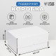Коробка самосборная «Почтовая», белая, 40×27×18 см