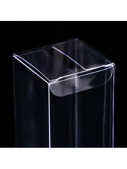 Складная прозрачная коробка из PVC, для упаковки подарков, 5×5×15 см