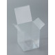 Складная прозрачная коробка из PVC, для упаковки подарков, 6×6×8 см