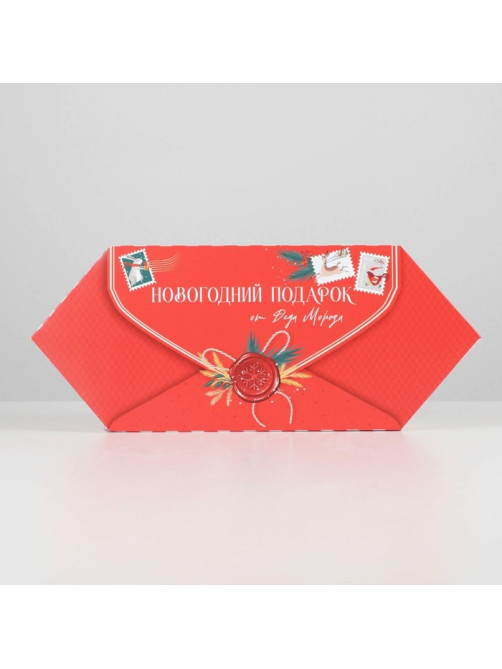 Подарочная коробка - конфета складная «Новогодняя почта», 18×28×10 см, Новый год