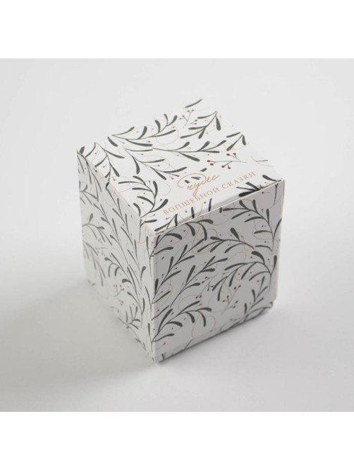 Бонбоньерка новогодняя «Веточки», 6×7×6 см