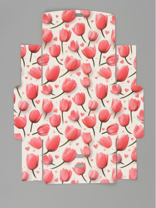 Коробка подарочная складная двухсторонняя, упаковка, «От всей души», 16.5×12×5 см