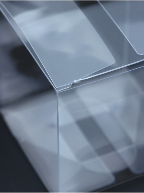 Складная прозрачная коробка из PVC, для упаковки подарков, 7×7×7 см