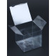 Складная прозрачная коробка из PVC, для упаковки подарков, 7×7×7 см