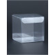 Складная прозрачная коробка из PVC, для упаковки подарков, 7×7×7 см