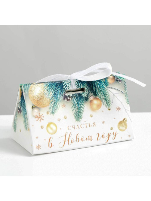 Бонбоньерка новогодняя «Новогоднее фото», 10×5.5×5.5 см, Новый год