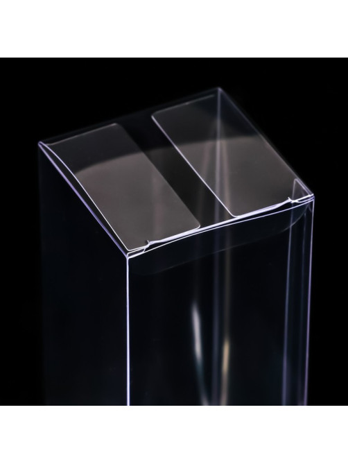 Складная прозрачная коробка из PVC, для упаковки подарков, 6×6×15 см