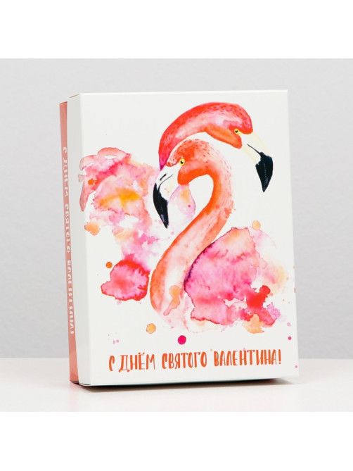 Подарочная коробка сборная «Люблю тебя», 16.5×12.5×5.2 см