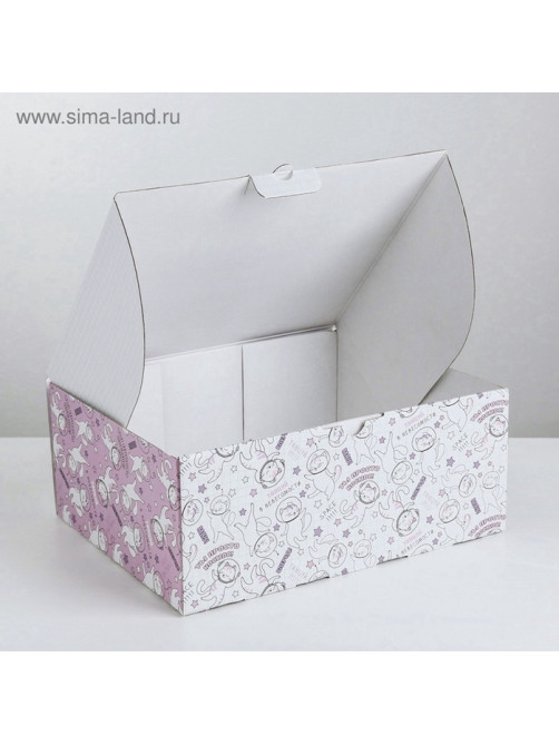 Коробка‒пенал, упаковка подарочная, «Ты просто космос», 30×23×12 см