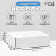 Коробка самосборная, белая, для подарков, хранения и отправки посылок, 27×24×8 см