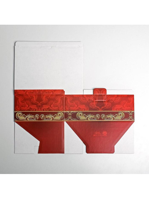 Коробка подарочная сборная, упаковка, «С 23 февраля», 26×19×10 см