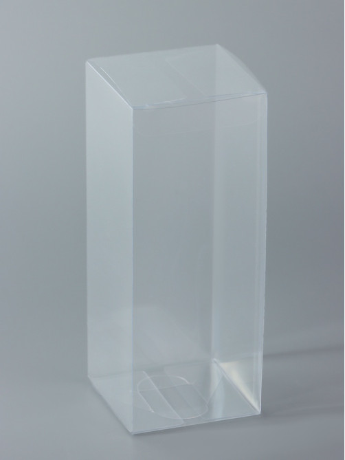 Складная коробка из PVC, прозрачная, 7×7×18 см