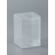 Складная прозрачная коробка из PVC, для упаковки подарков, 4×4×6 см