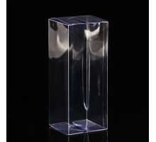 Складная прозрачная коробка из PVC, для упаковки подарков, 6×6×15 см