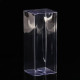 Складная прозрачная коробка из PVC, для упаковки подарков, 6×6×15 см