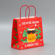 Пакет подарочный новогодний крафтовый «Что-то на богатом», 22×22×11 см
