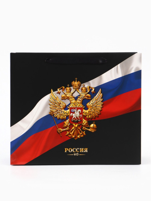 Пакет подарочный, упаковка, «Россия», 32×26×12 см
