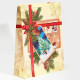 Пакет подарочный новогодний ламинированный «С Новым годом!», L 28×38×9 см