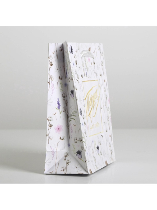Пакет подарочный ламинированный, упаковка, Gift for you, S 12 х 15 х 5.5 см