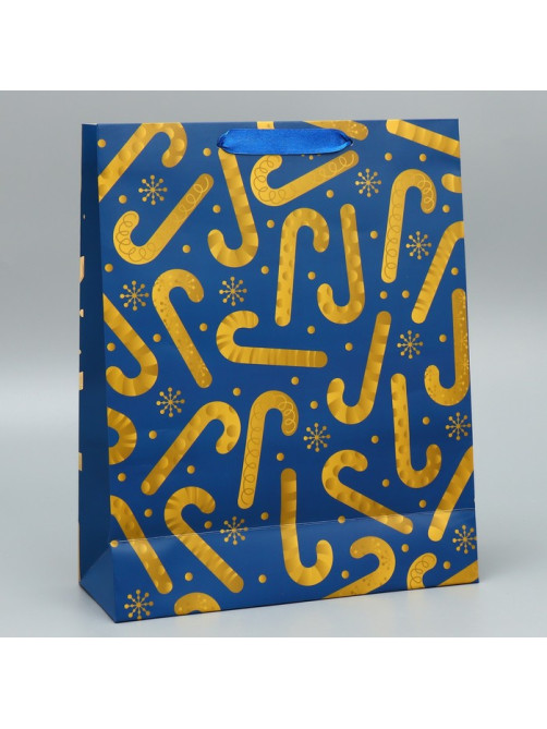Пакет подарочный новогодний «Новогоднее настроение» 32×26×10 см