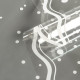 Пленка для цветов «Горох» белая 0.7×8.2 м, 40 мкм